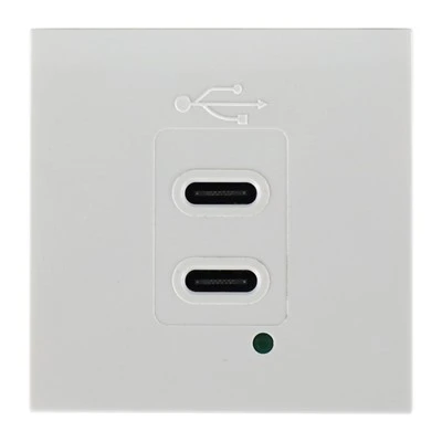 Gwefrydd USB C 30W deuol