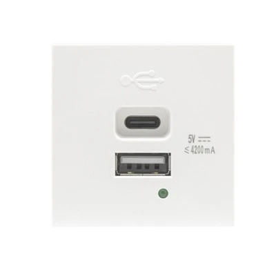 Gwefrydd USB A USB C 21W